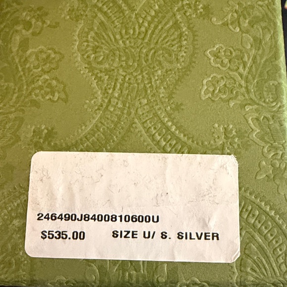 NWT Gucci interlocking GG sterling silver earrings with pouch and box - Picture 11 of 11